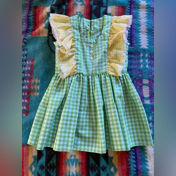 VTG 70’s Handmade Girls Dress! - Picture 5 of 11